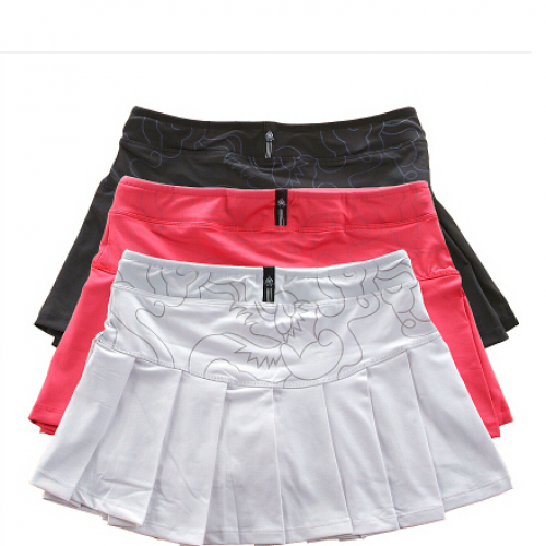 Printed elastic and comfortable tennis skirt